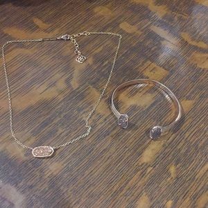 Elisa necklace and Elton Bracelet